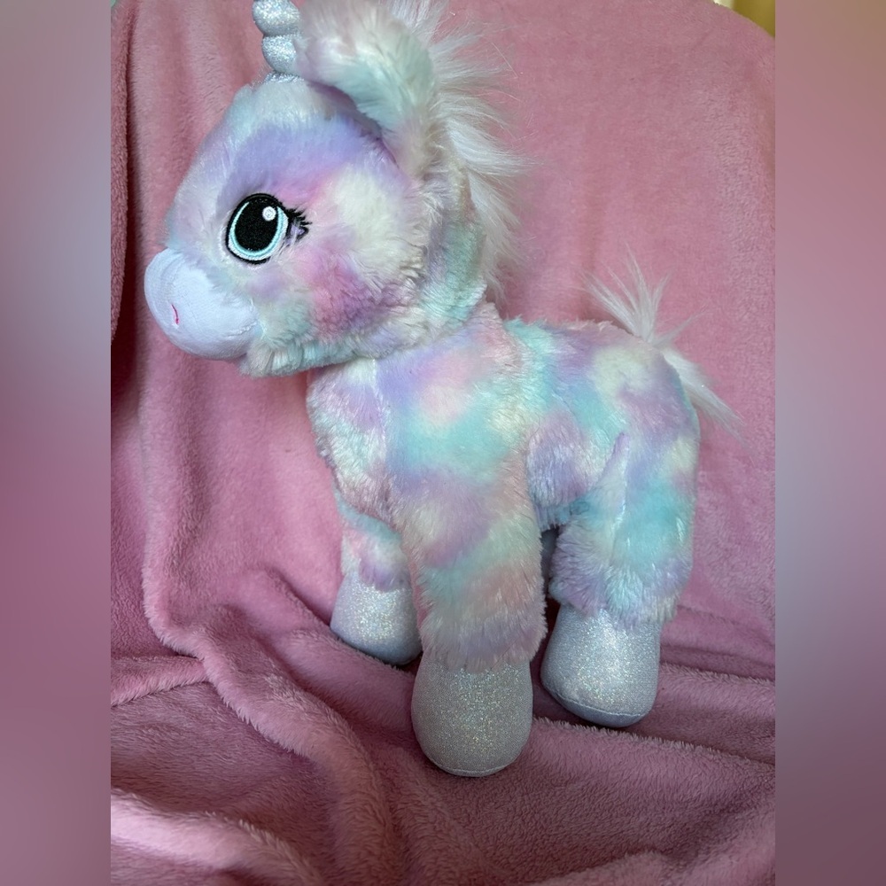 Build a bear fairytale unicorn plush like new